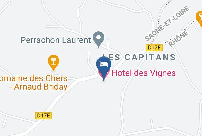 Rhone - Hotel Des Vignes Maps