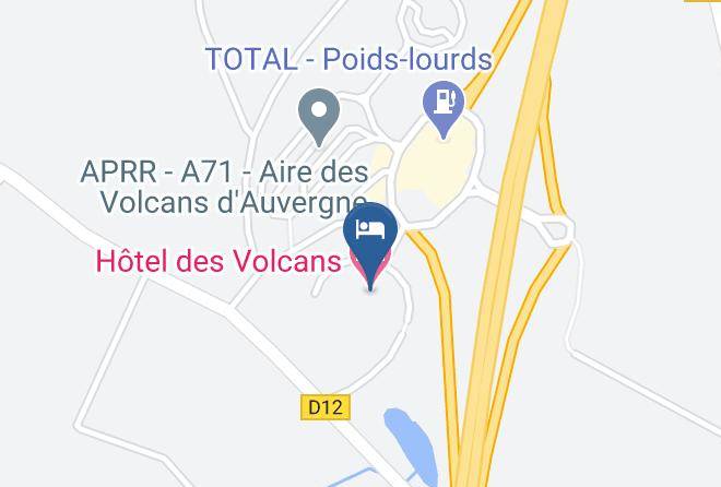 Puy De Dome - Hotel Des Volcans Maps