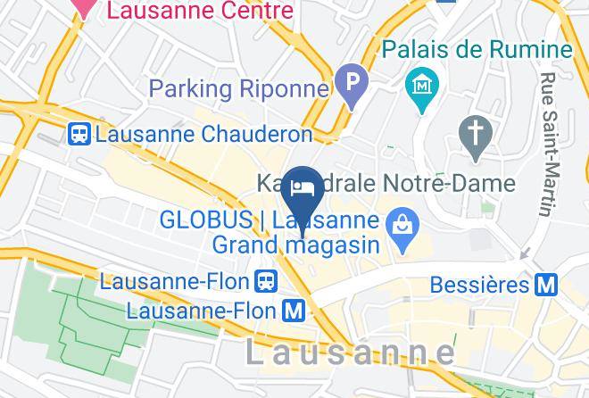Lausanne - Hotel Des Voyageurs Maps