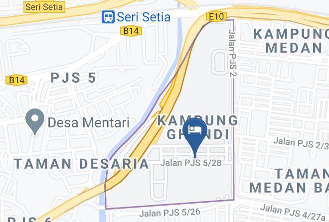 Petaling - Hotel Desaria Maps