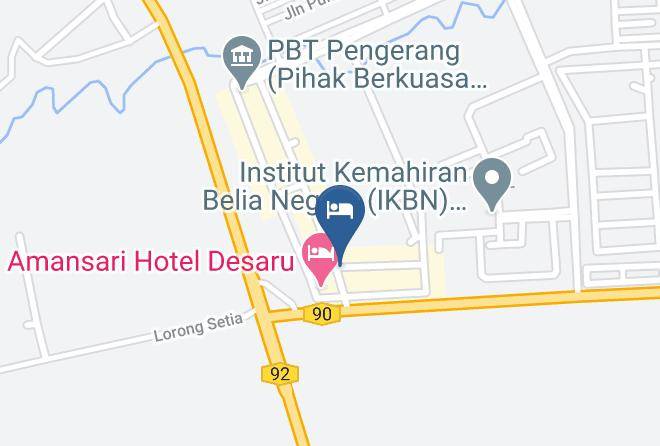 Hotel Desaru Penawar Map - Johore - Kota Tinggi District