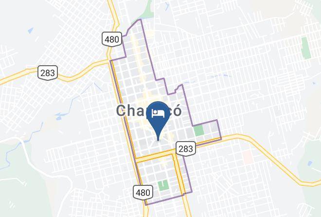 Chapeco - Hotel Desbravador Maps
