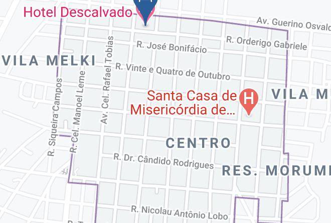 Descalvado - Hotel Descalvado Maps