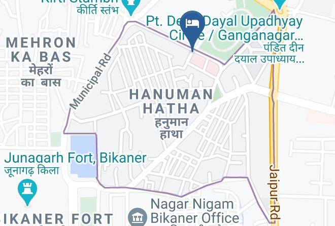 Bikaner - Hotel Desert Winds Maps