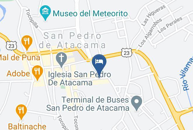 El Loa - Hotel Desertica Maps