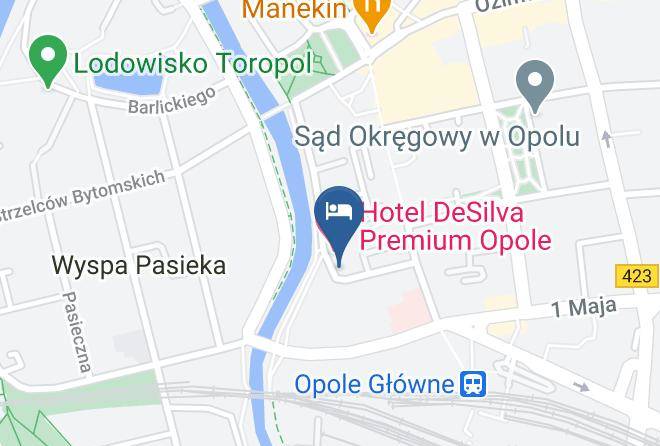 Hotel Desilva Premium Opole Map