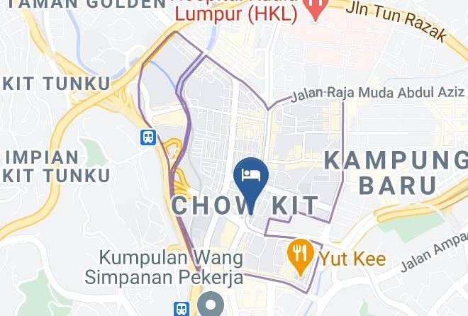 Kuala Lumpur - Hotel Destino Maps