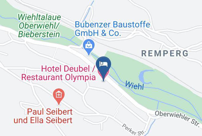 Oberbergischer Kreis - Hotel Deubel Restaurant Olympia Maps