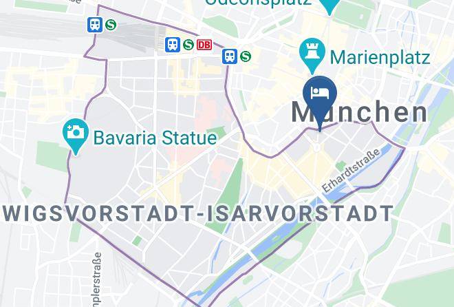 Munich District - Hotel Deutsche Eiche Maps