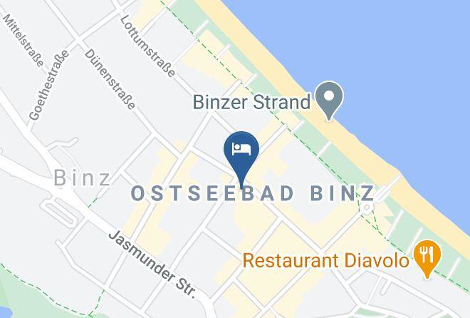 Vorpommern Rugen - Hotel Deutsche Flagge Maps
