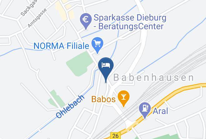 Darmstadt Dieburg - Hotel Deutscher Hof Maps