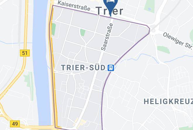 Treves - Hotel Deutscher Hof Trier Maps