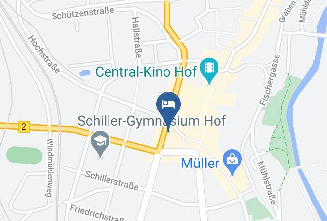 Hof - Hotel Deutsches Haus Maps