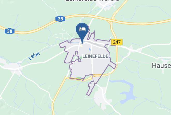 Eichsfeld - Hotel Deutsches Haus Leinefelde Maps