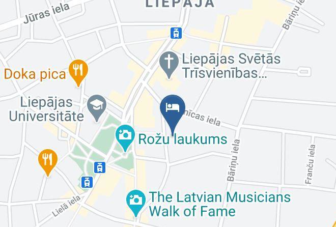 Liepaja - Hotel Deutsches Haus Maps