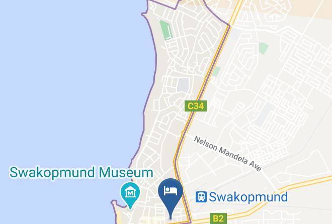 Swakopmund - Hotel Deutsches Haus Swakopmund Maps