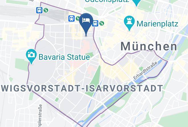 Munich District - Hotel Deutsches Theater Maps