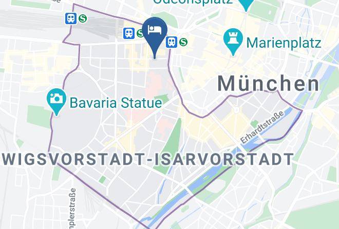 Munich District - Hotel Deutsches Theater Stadtmitte Maps