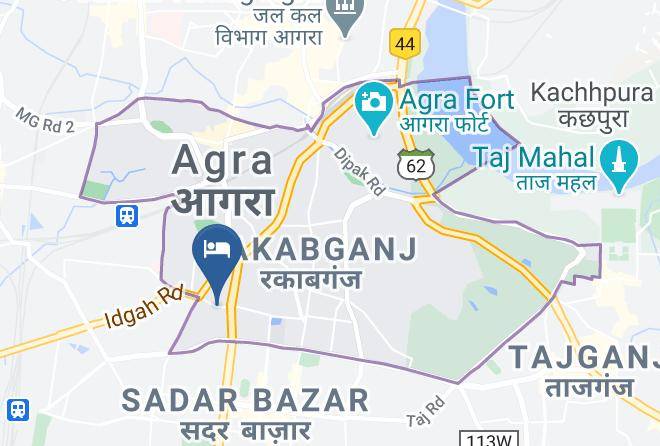 Agra - Hotel Deviram Palace Maps