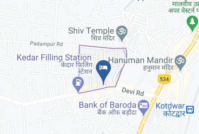 Kotdwara - Hotel Devvani Maps