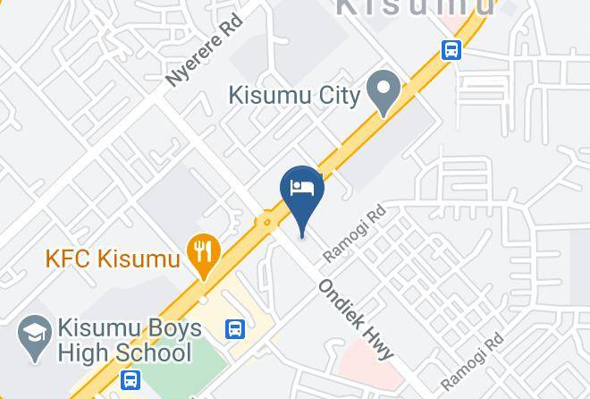 Kisumu - Hotel Dew Church Drive Maps