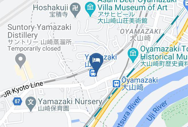 Oyamazaki Townotokuni District - Hotel Dew Oyamazaki Maps