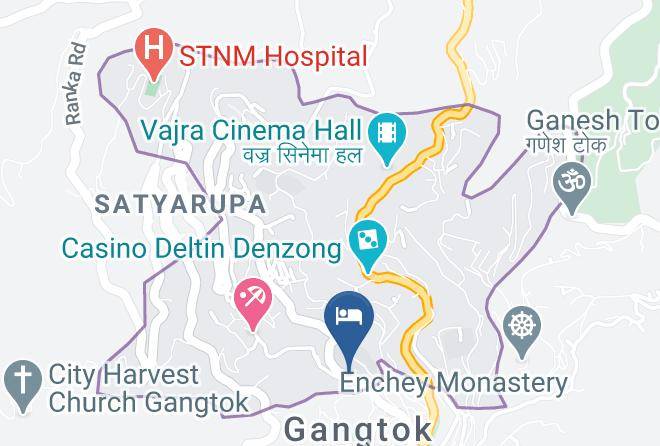 Gangtok - Hotel Dew Pond Maps