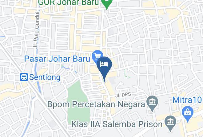 Central Jakarta - Hotel Dewi Maps