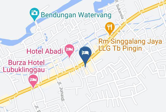 Kota Lubuk Linggau - Hotel Dewinda Maps