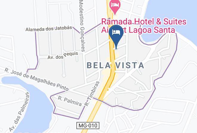Lagoa Santa - Hotel Dh Airport Lagoa Santa Maps