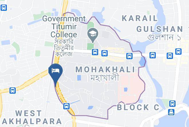 Dhaka - Hotel Dhaka Times Maps