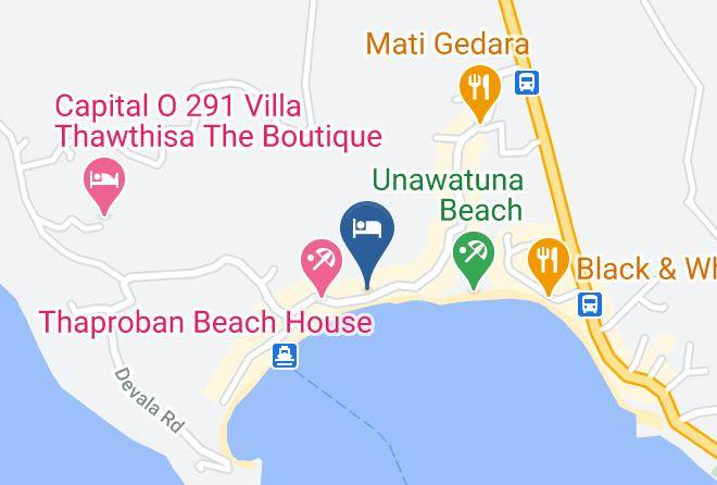 Galle - Hotel Dhammika Maps