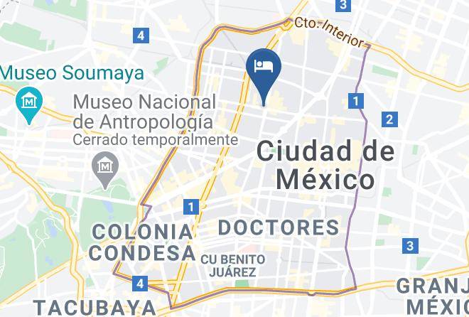 Cuauhtemoc - Hotel Central Maps