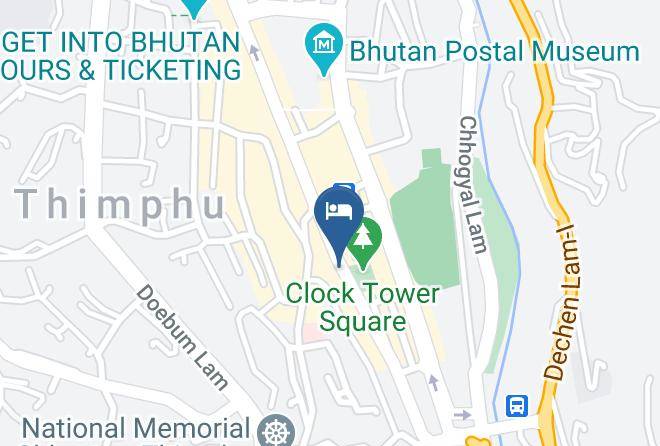 Thimphu - Hotel Dhey Kwid Maps