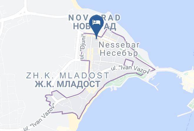 Nesebar - Hotel Diamandiev Maps