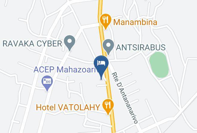 Antsirabe I - Hotel Diamant Maps
