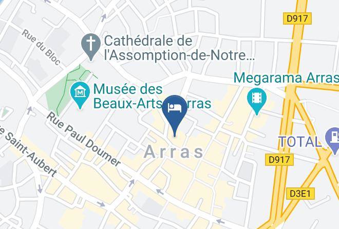 Pas De Calais - Hotel Diamant Arras Maps