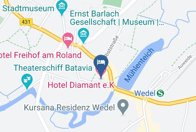Pinneberg - Hotel Diamant Ek Maps