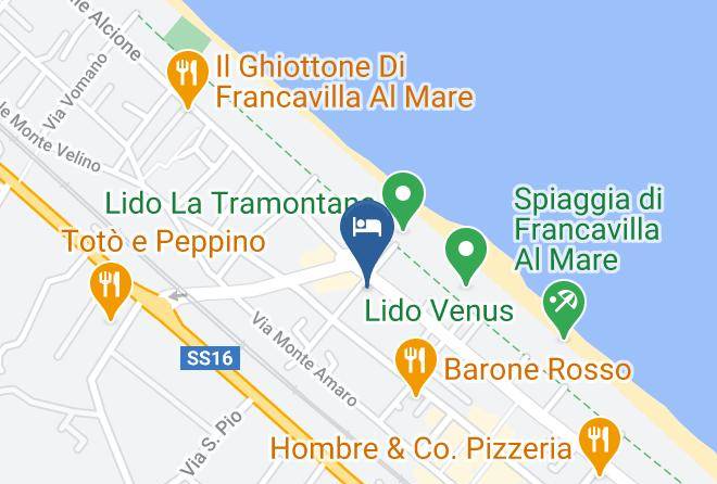 Chieti - Hotel Diamante Maps