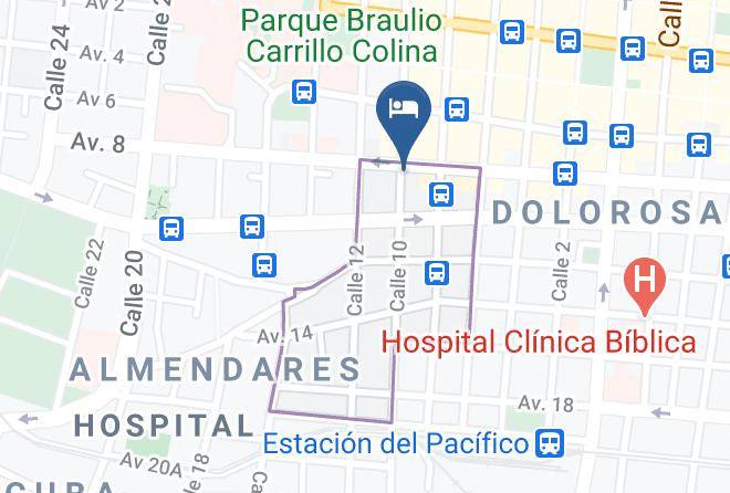 San Jose - Hotel Diamante Maps