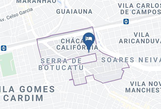 Sao Paulo Carrao - Hotel Diamante Maps