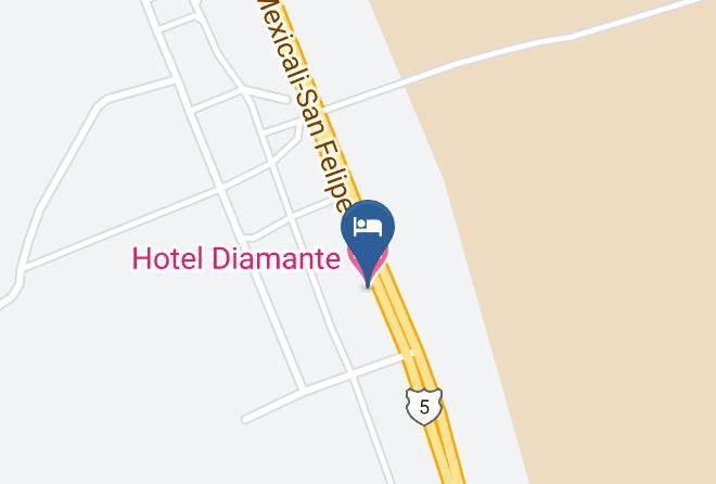 Mexicali - Hotel Diamante Maps