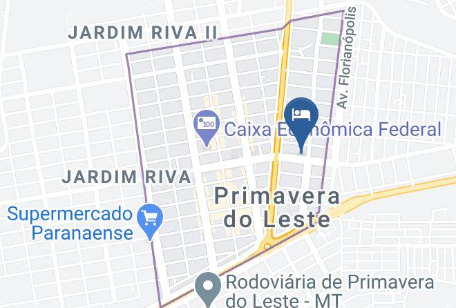 Primavera Do Leste - Hotel Diamante Maps