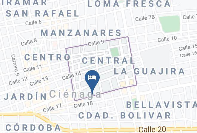 Cienaga - Hotel Diamante Real Maps