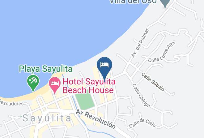 Bahia De Banderas - Hotel Diamante Sayulita Maps