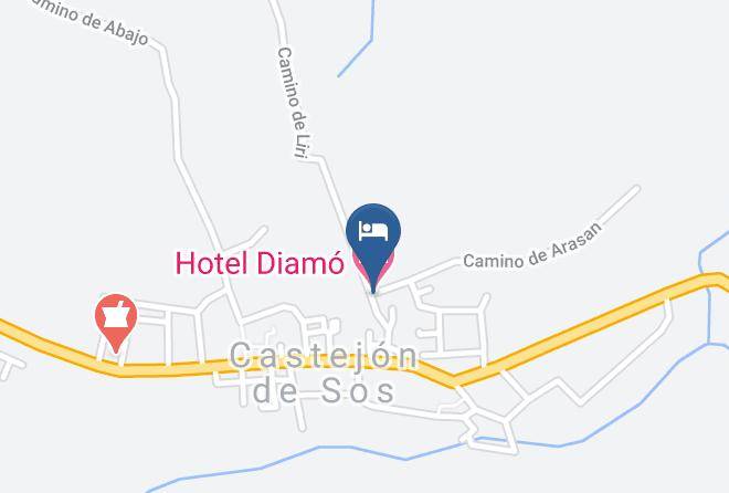 Huesca - Hotel Diamo Maps