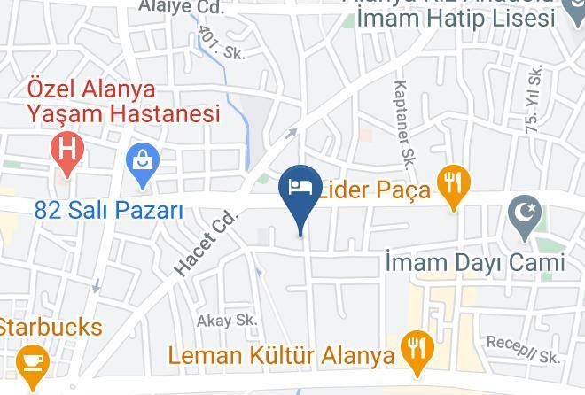 Alanya - Hotel Diamond Maps