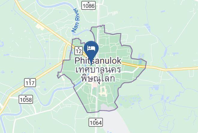 Amphoe Mueang Phitsanulok - Hotel Diamond Sapphire Maps