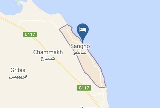 Tunisia - Hotel Diana Beach Maps
