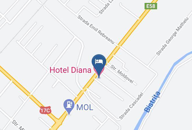 Bistrita - Hotel Diana Maps